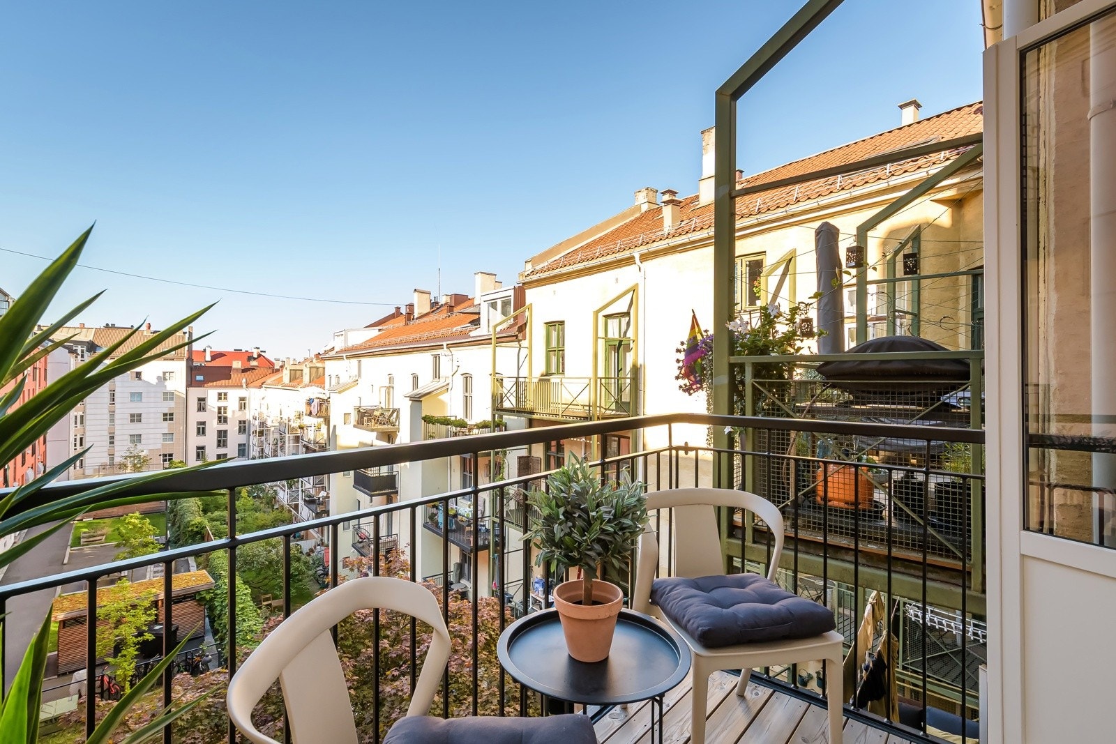 Balkongen ble oppført i 2023. Galleribilde