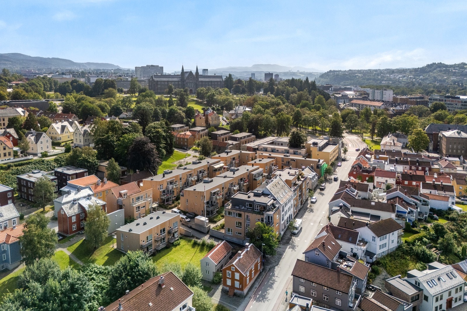 Sameiet Nedre Singsakerslette består av 82 seksjoner. Galleribilde