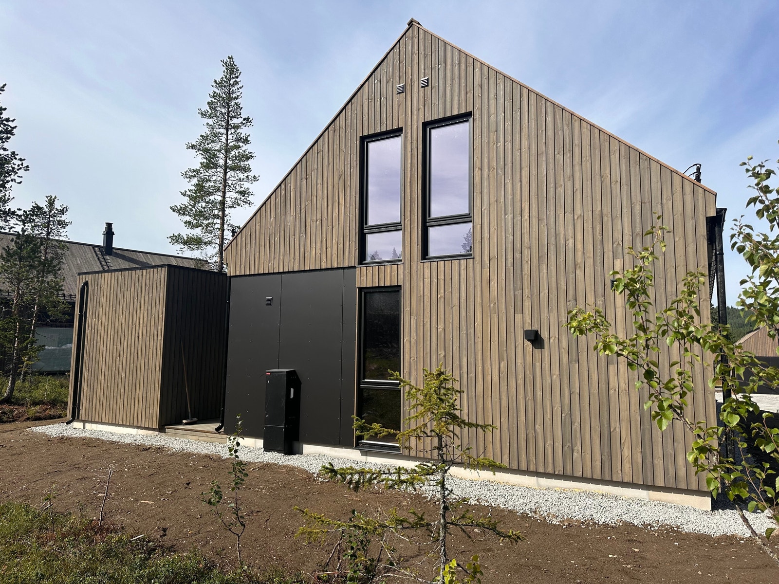 Tilnærmet vedlikeholdsfri fasade, for en enkel og praktisk hyttetilværelse Galleribilde
