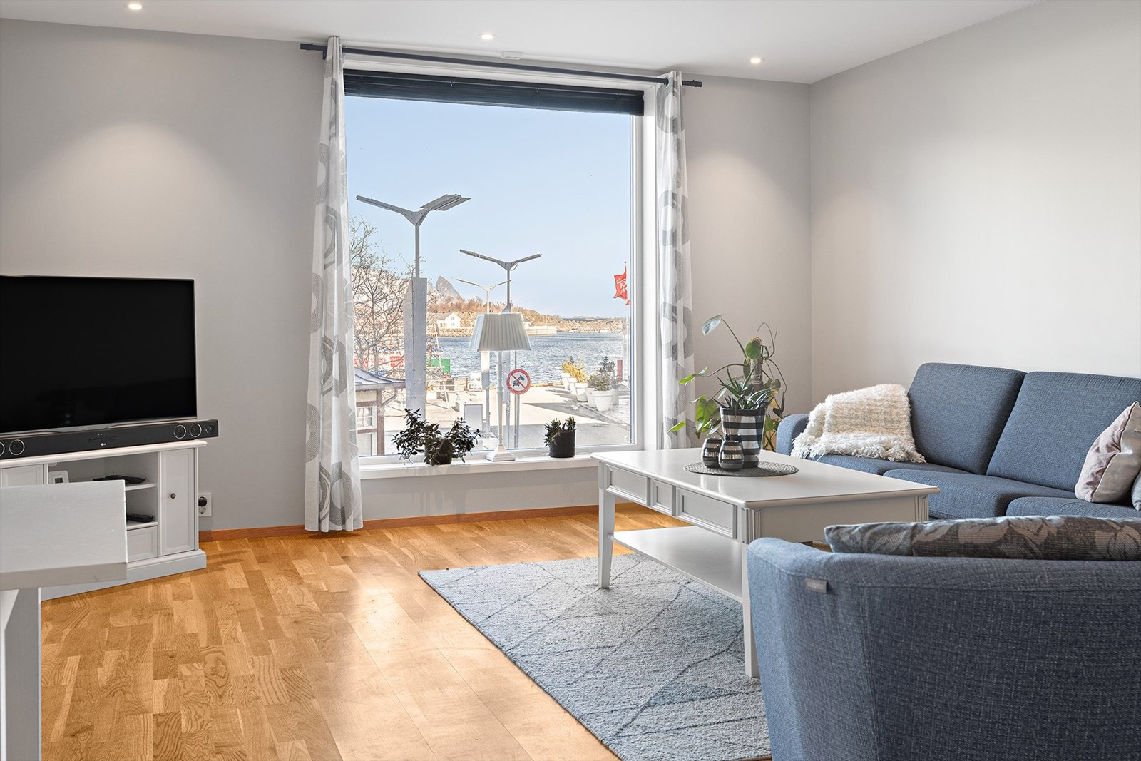 Flott utsikt fra stuen Galleribilde