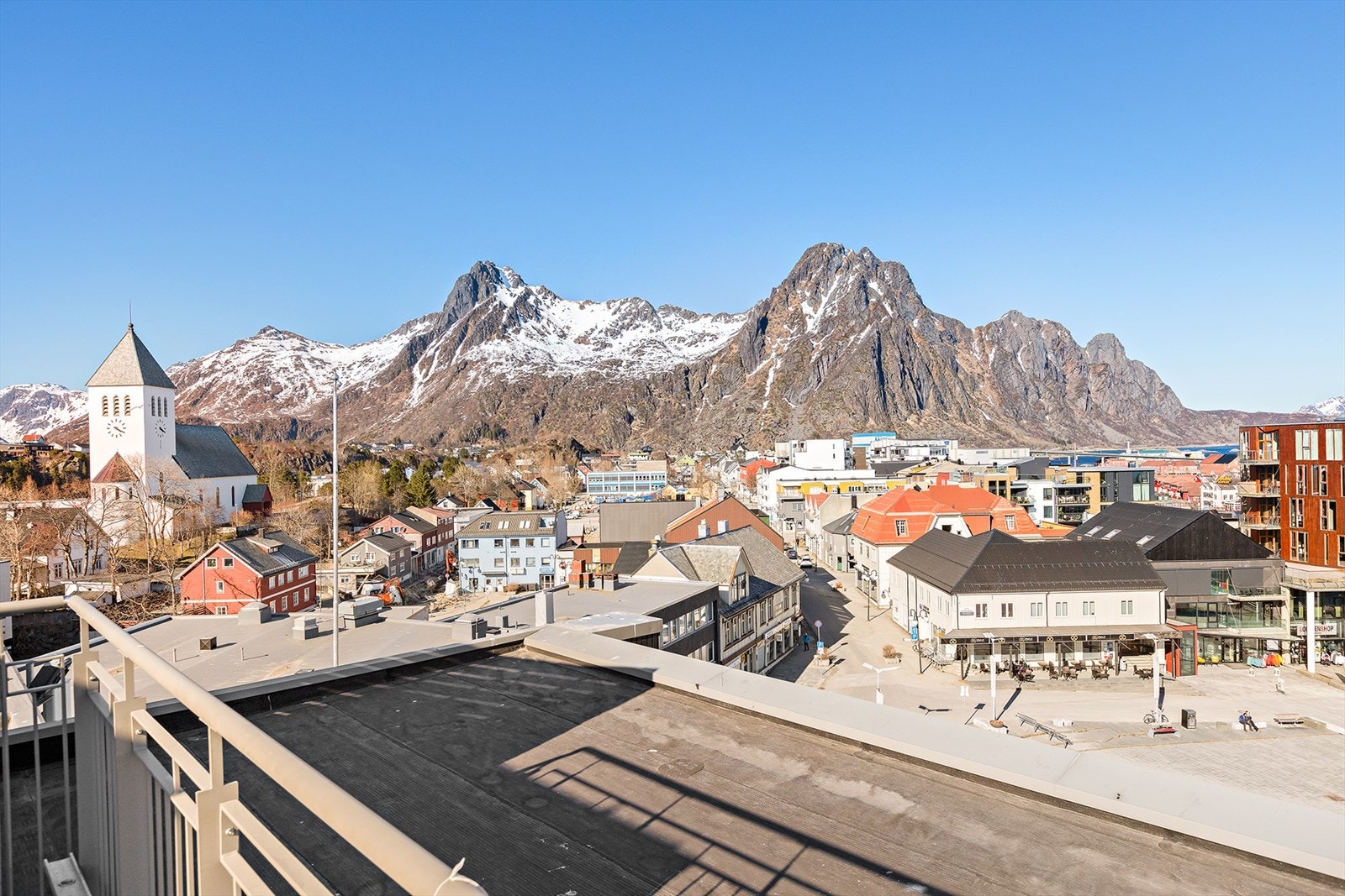 Panoramautsikt fra takterrasse Galleribilde