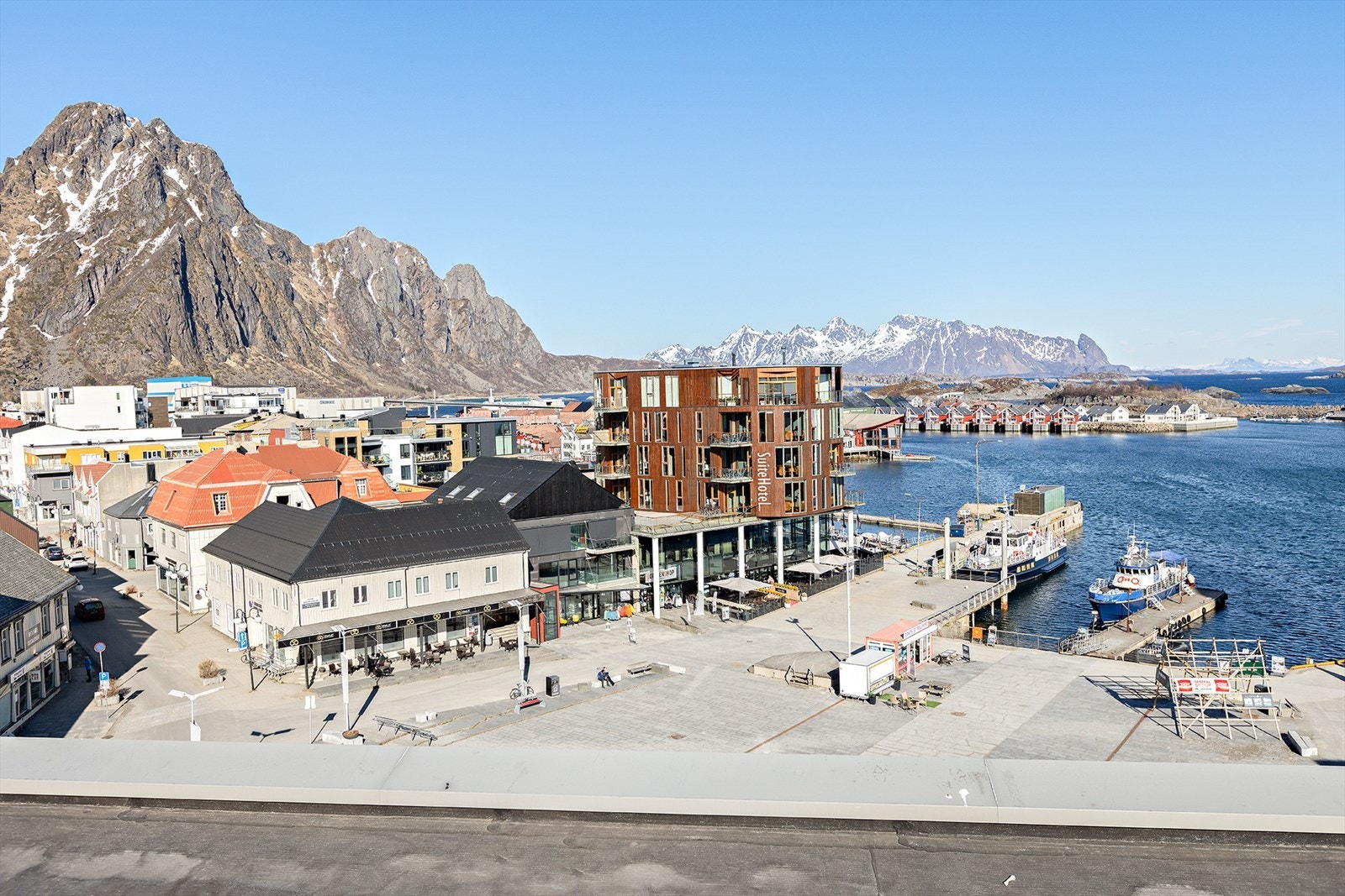 Panoramautsikt fra takterrasse Galleribilde