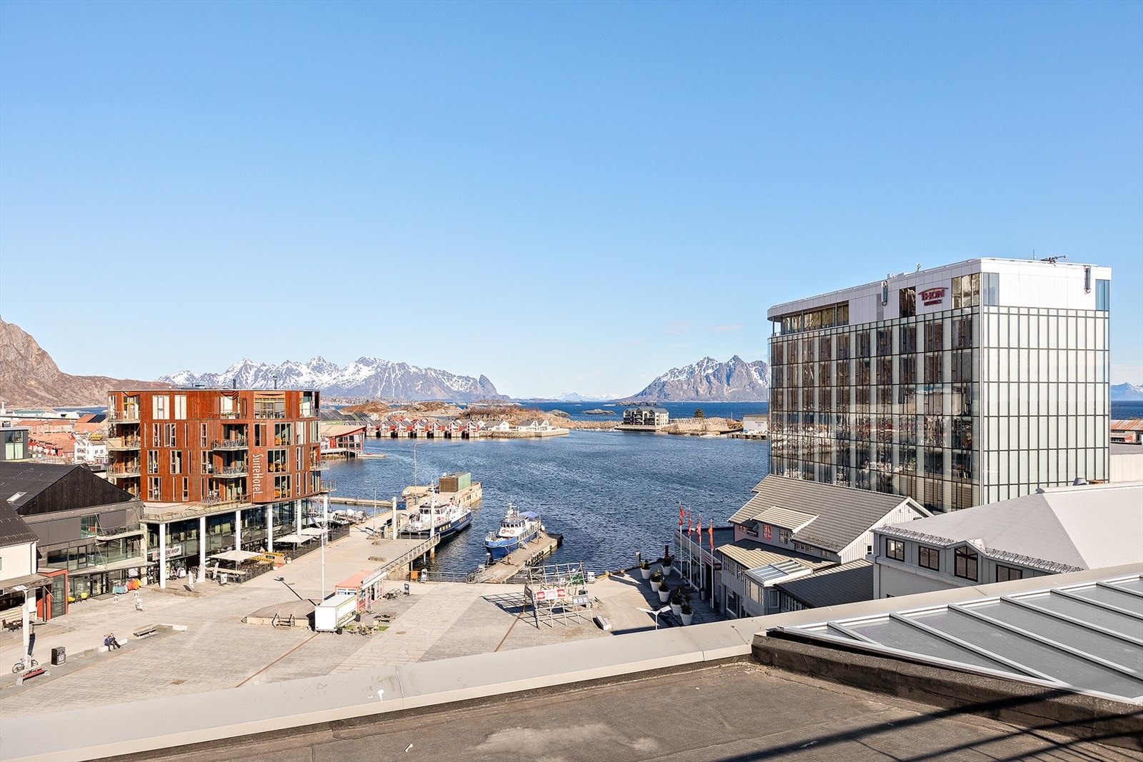 Panoramautsikt fra takterrasse Galleribilde