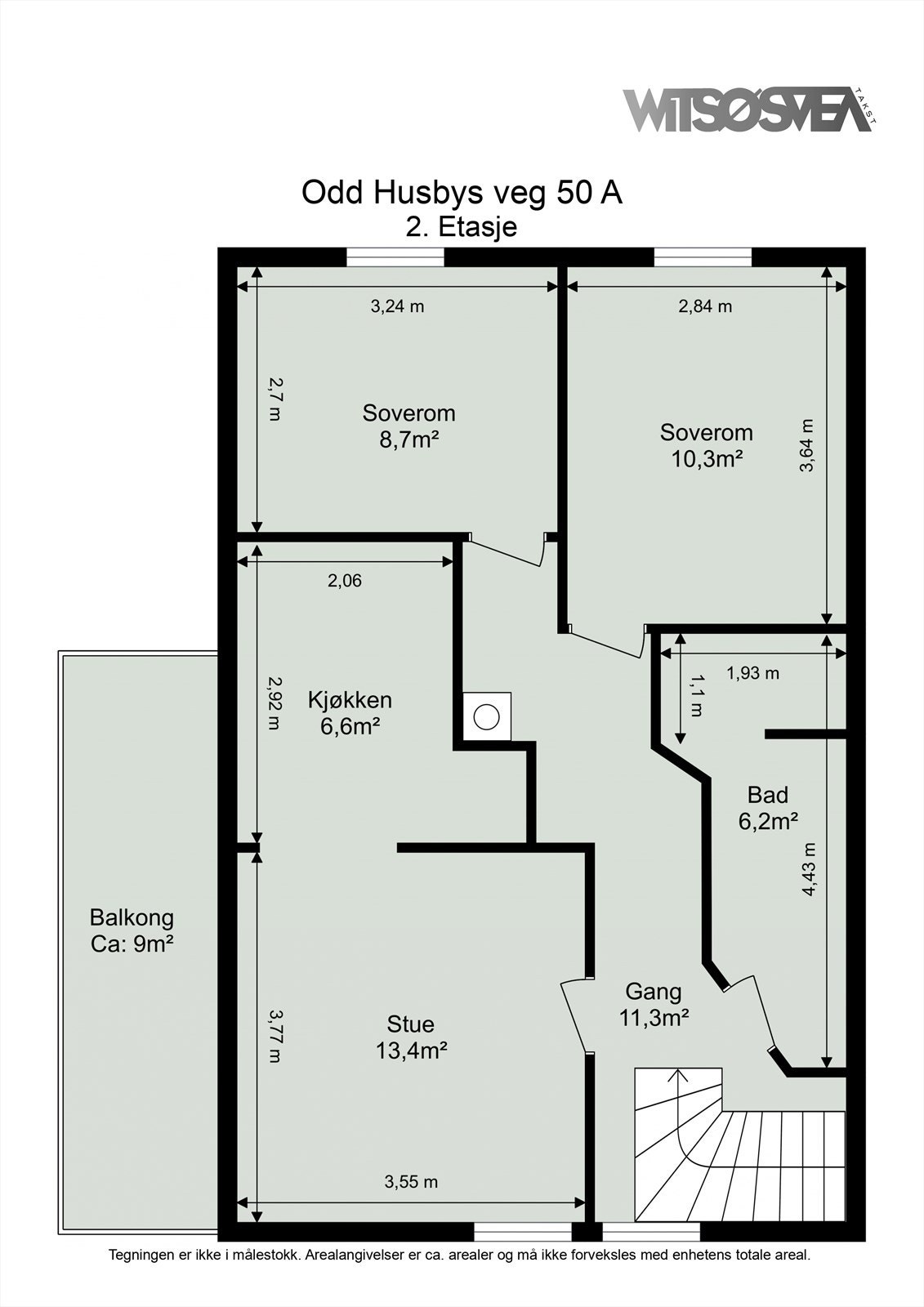 Planskisse Galleribilde