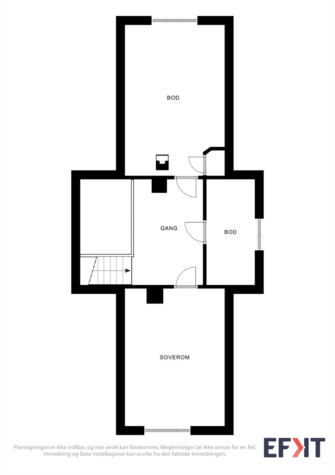 Plantegning 2. etasje Galleribilde