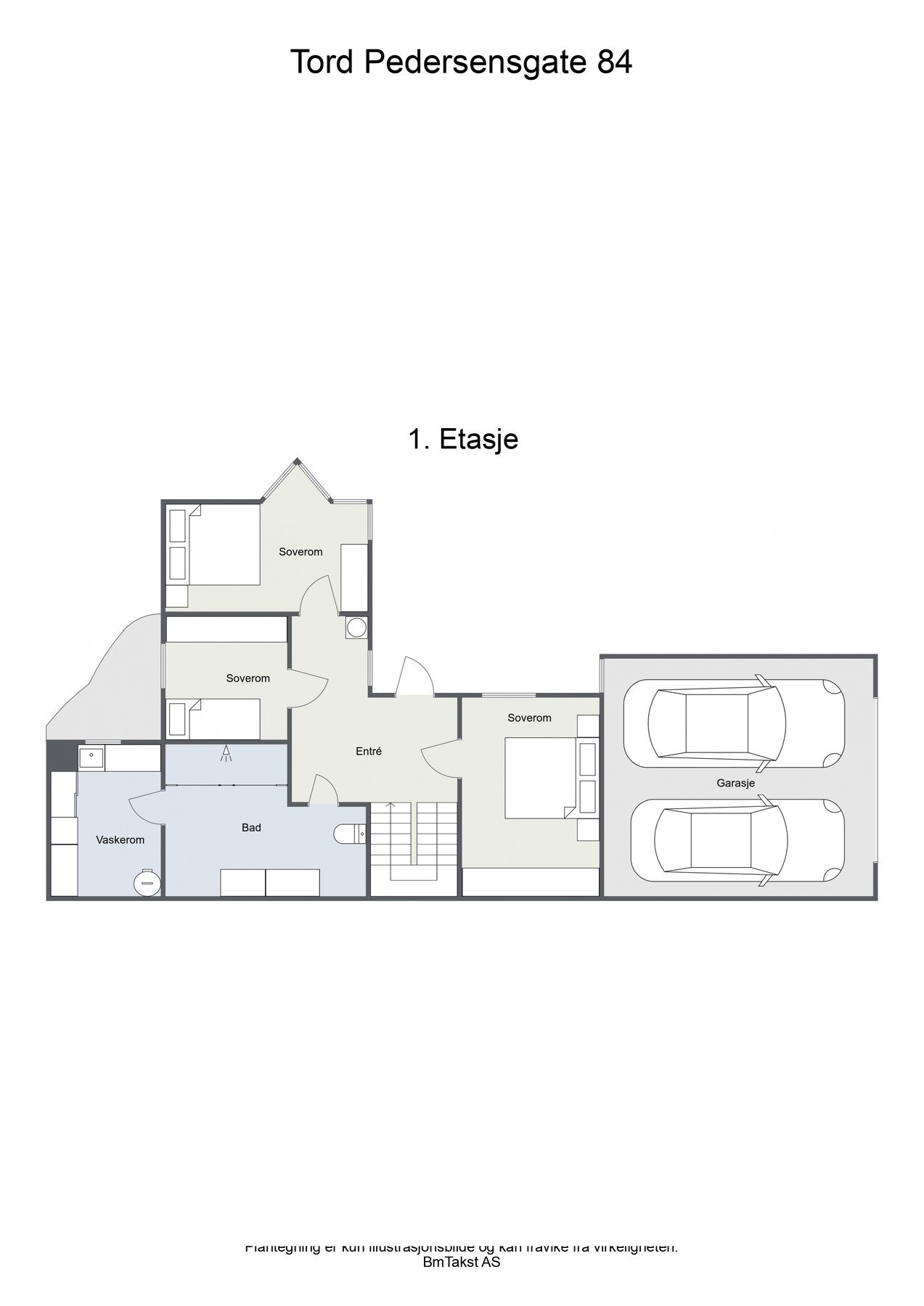 Plantegning første etasje. Galleribilde