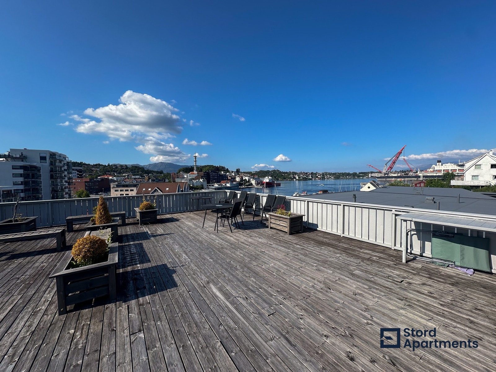 Felles takterasse for sameiet. Galleribilde