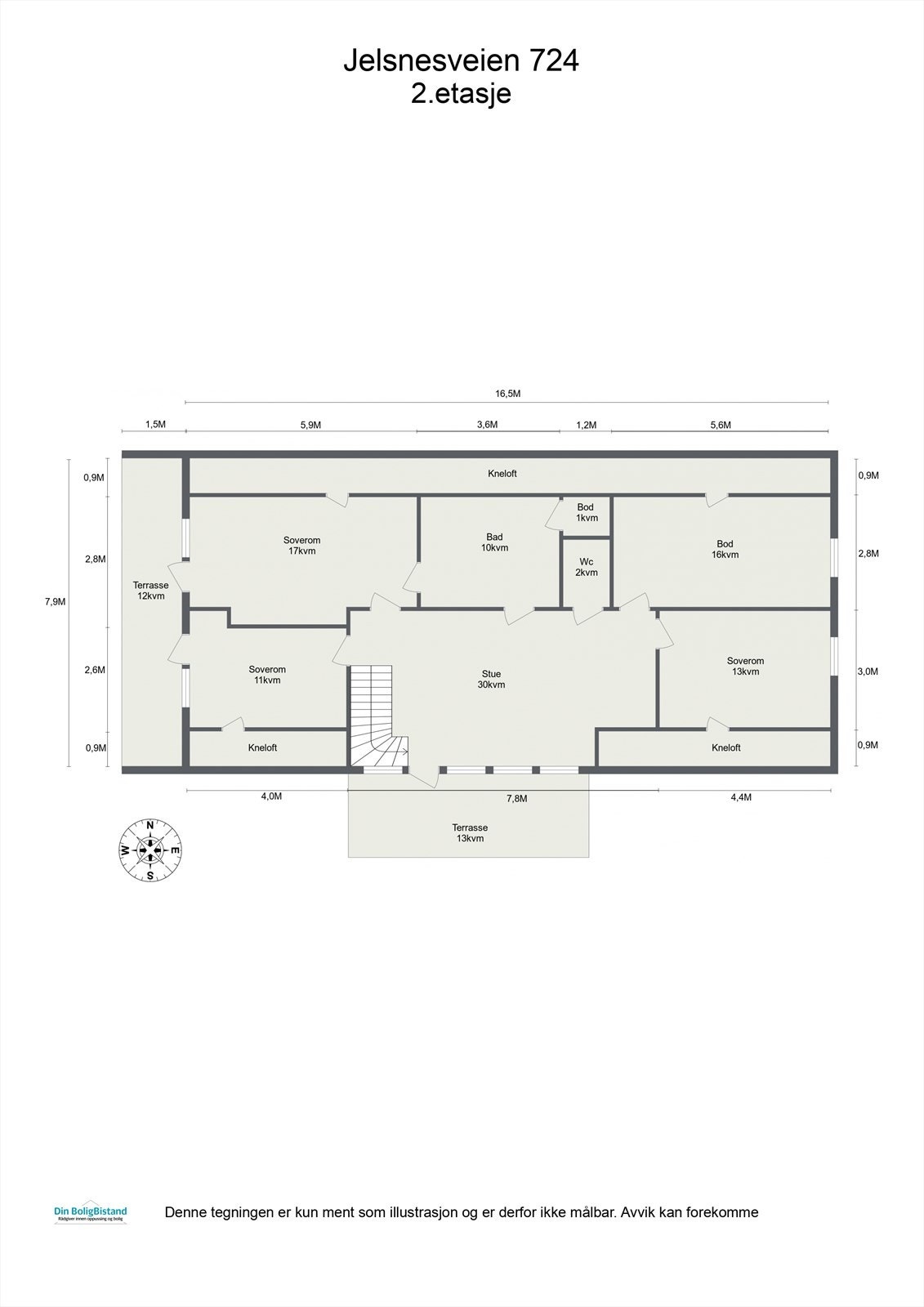 Plantegning 2. etasje Galleribilde