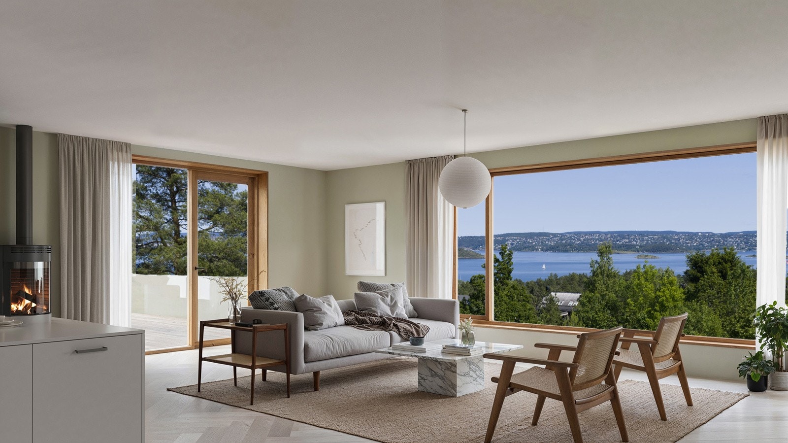 Eneboligene har gjennomtenkte planløsninger og høy bokvalitet - perfekt tilpasset familielivet. Galleribilde