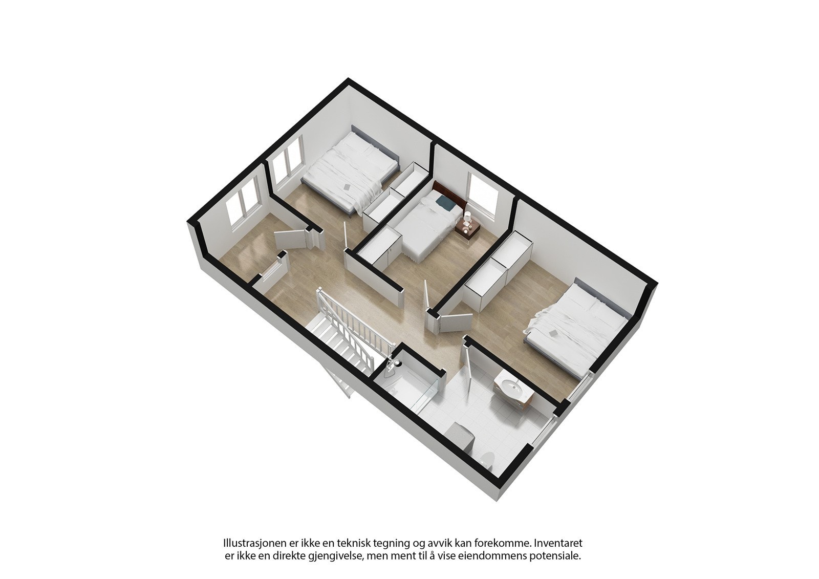 Planløsning i 2. etasje Galleribilde