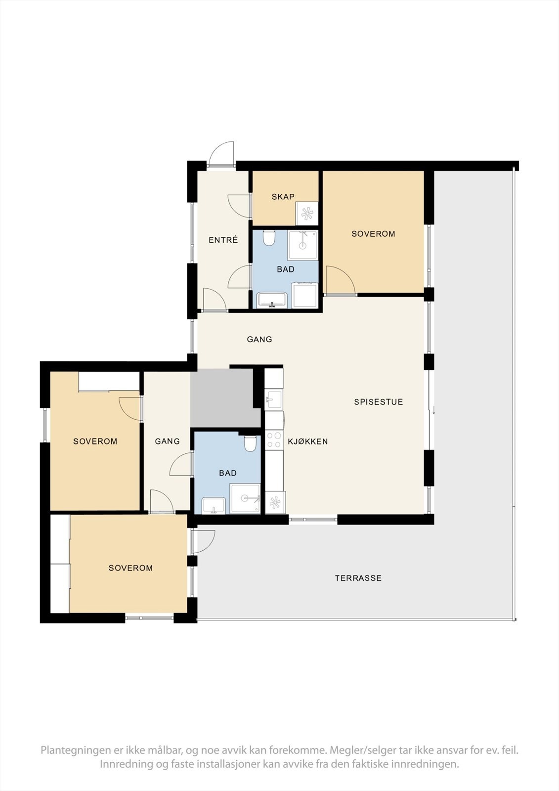 Alternativ plantegning Galleribilde