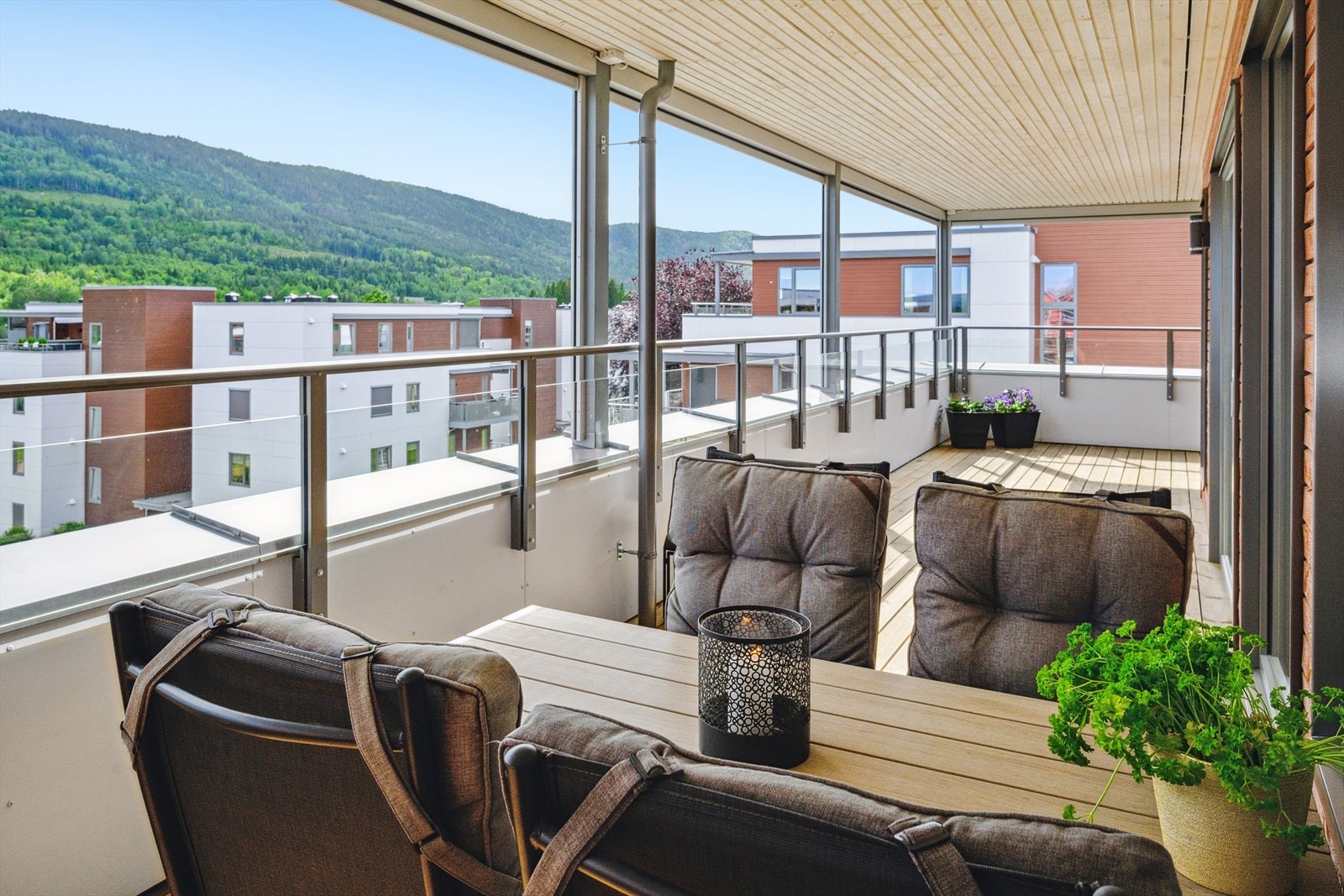 Her kan du få gode muligheter for å nyte avslappende timer i solen. Galleribilde