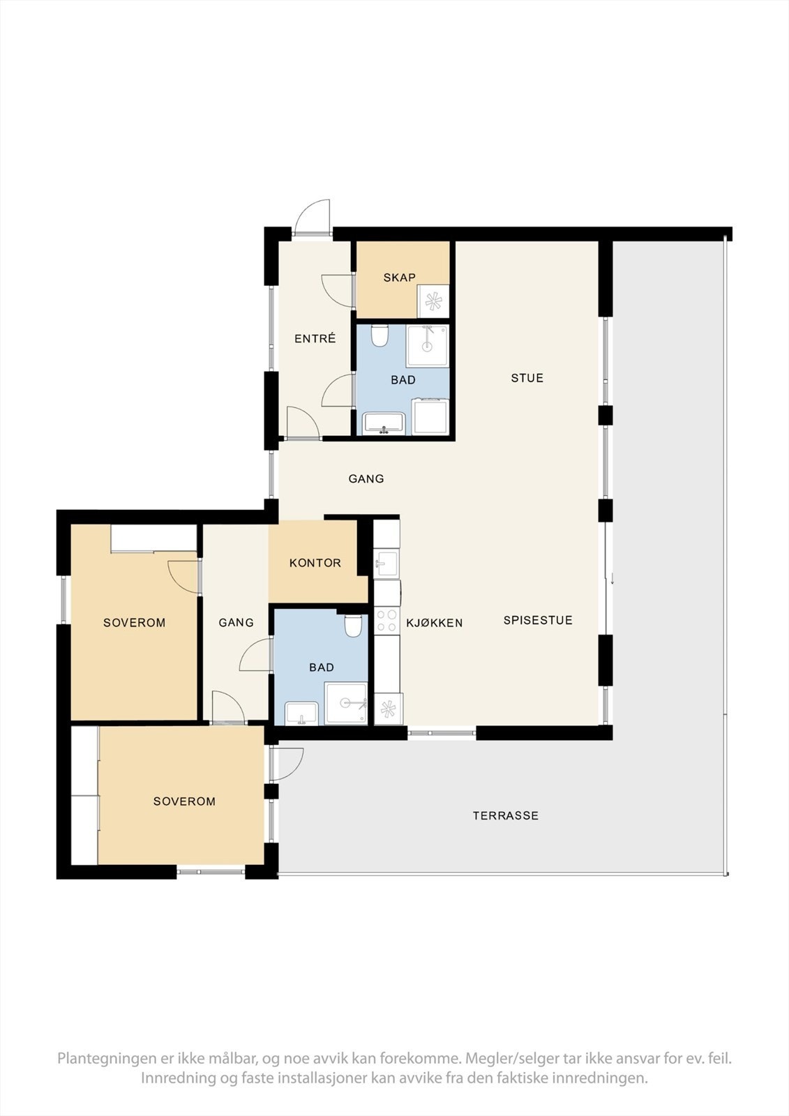 Plantegning Galleribilde