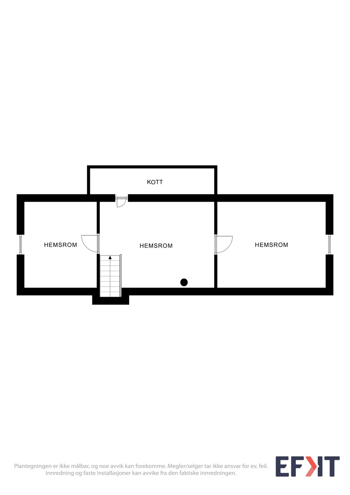 Plantegning hems. Dette er kun en illustrasjon der avvik kan forekomme. Galleribilde