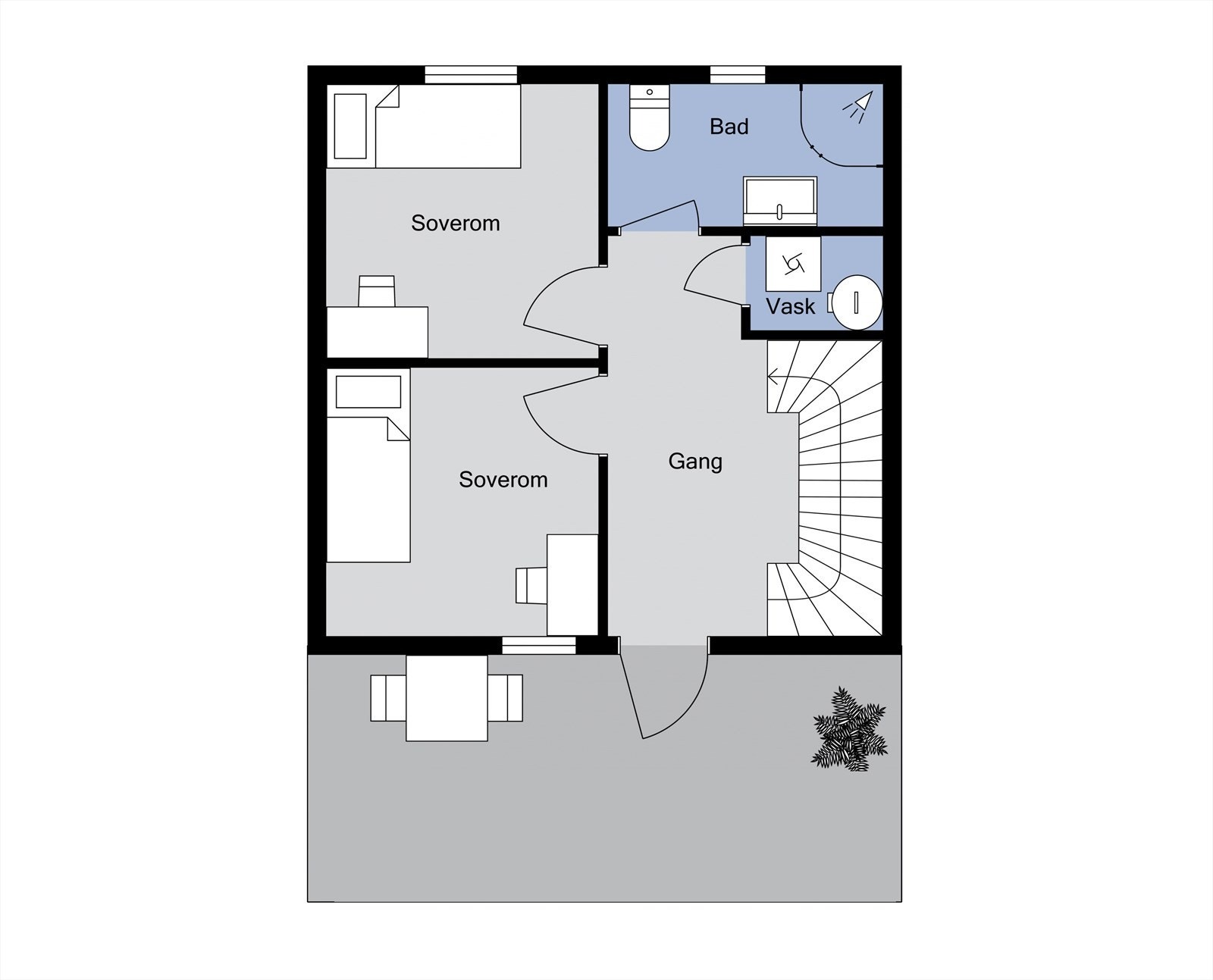 Plantegning - 1. etasje Galleribilde