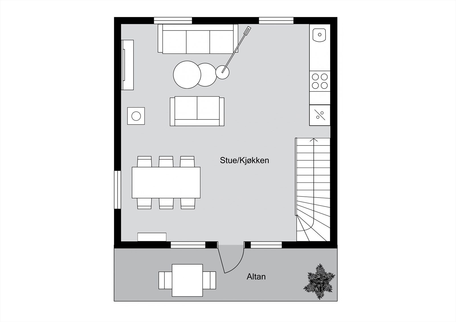 Plantegning - 2. etasje Galleribilde