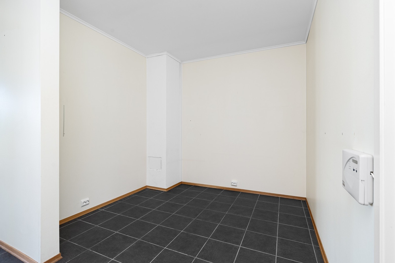 I tillegg er det et ekstra areal inn i gangen som er ideelt for en stor garderobeløsning, hjemmekontorplass eller tv-stue. Galleribilde