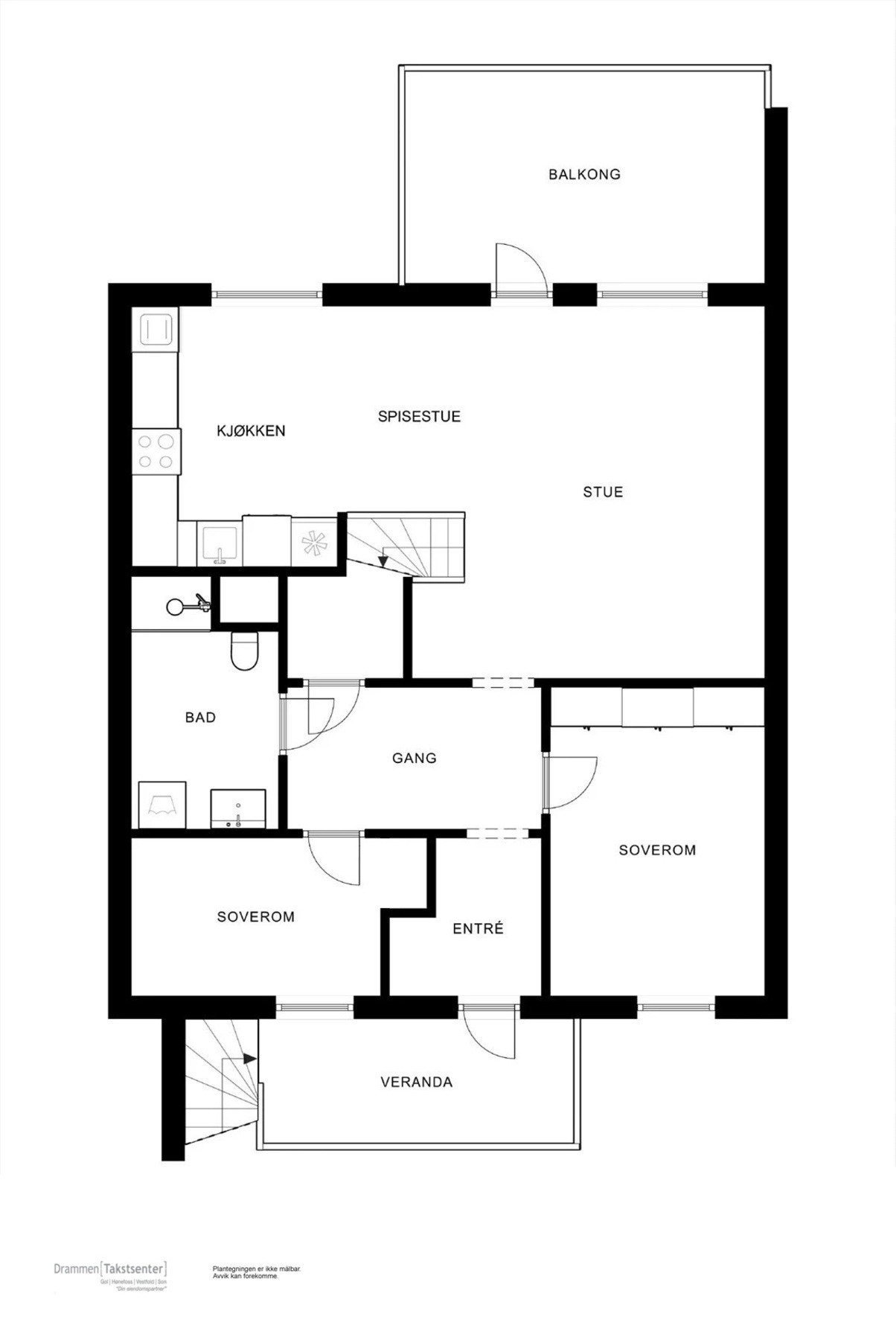 Plantegning 2.etasje Galleribilde