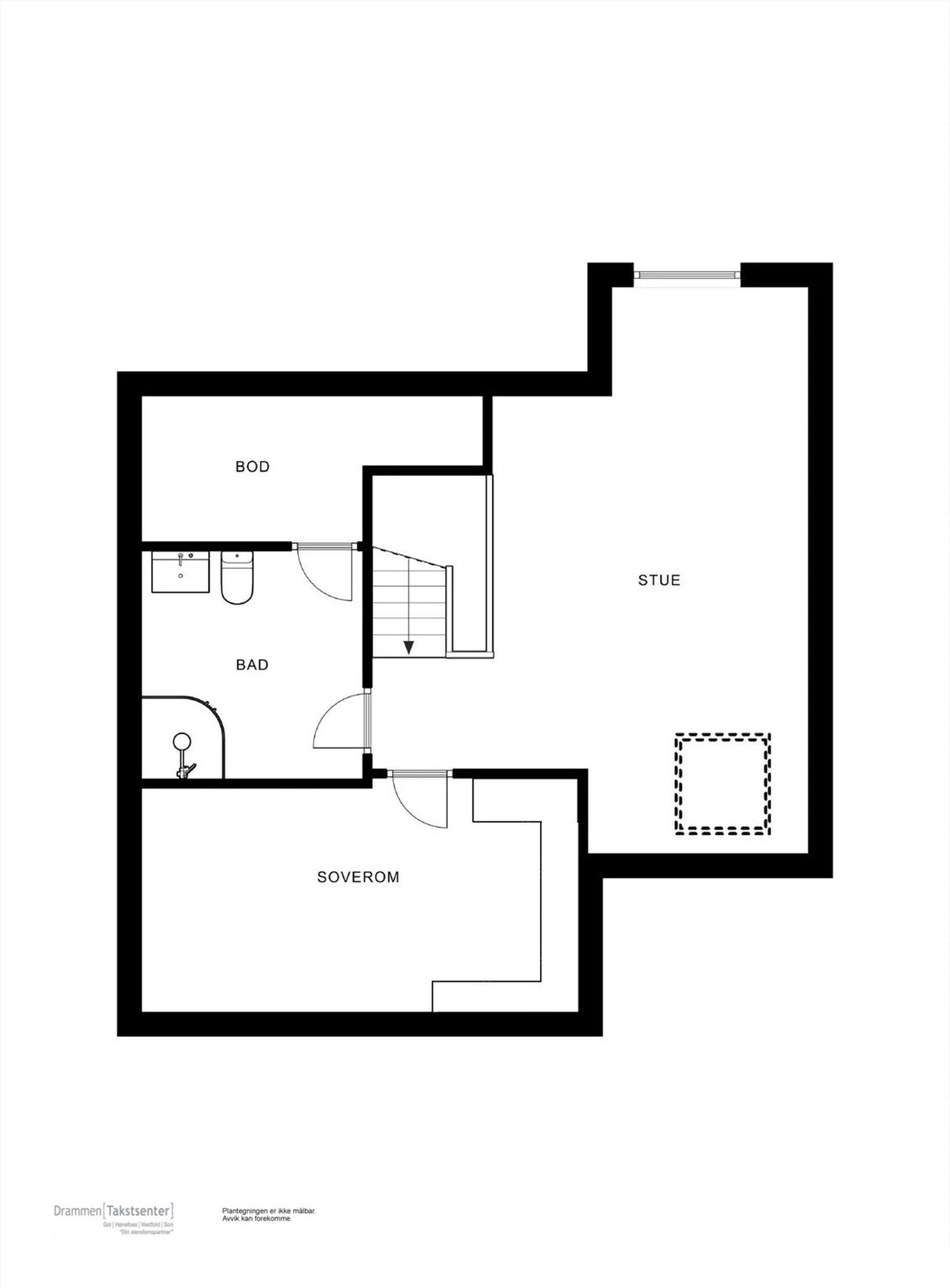 Plantegning - loftsetajse Galleribilde