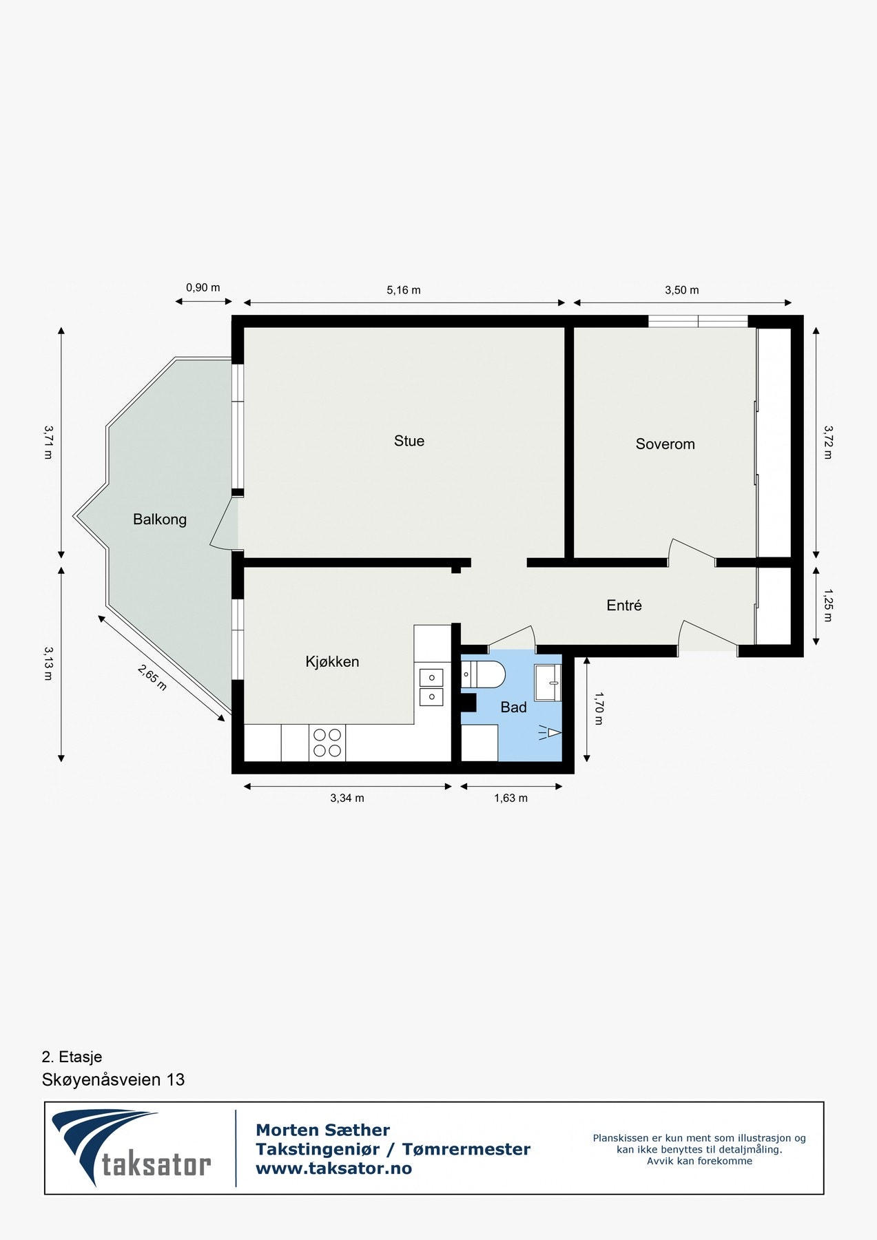 Plantegning Galleribilde