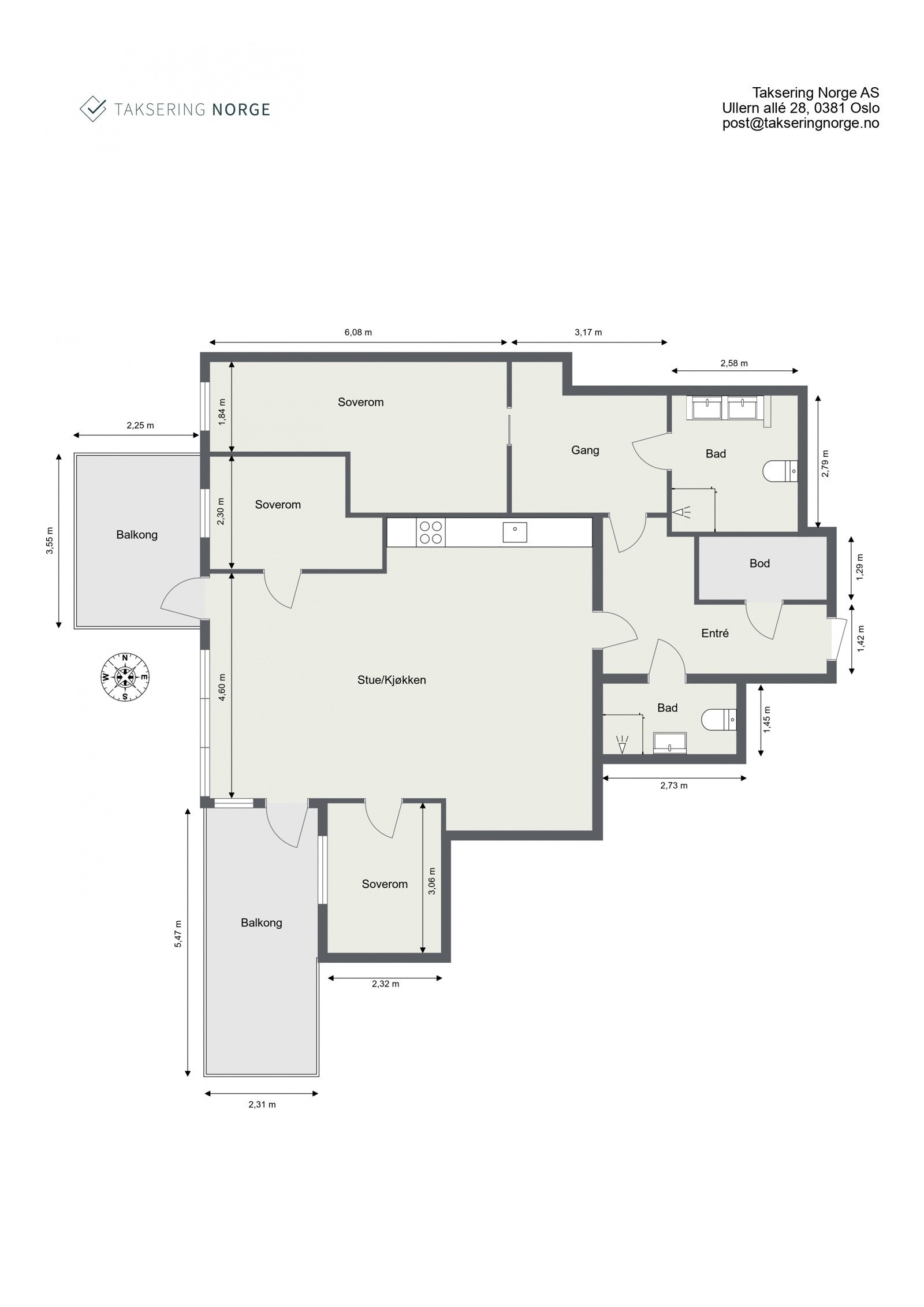Plantegning - Gotaasallén 17 Galleribilde