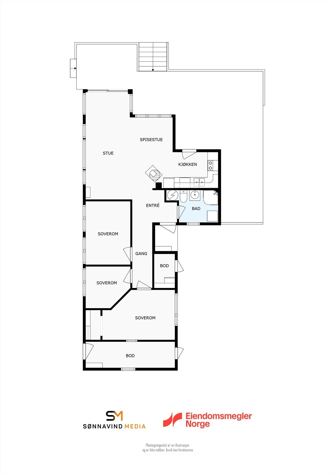 Plantegning Galleribilde