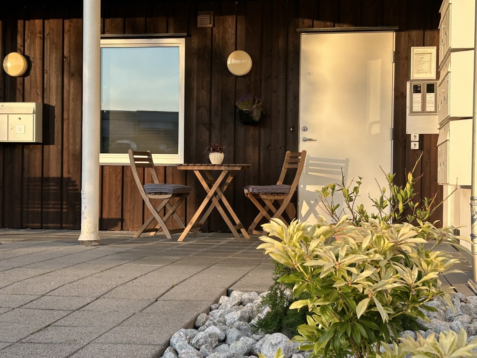 Nydelig kveldsol ved inngangen Galleribilde