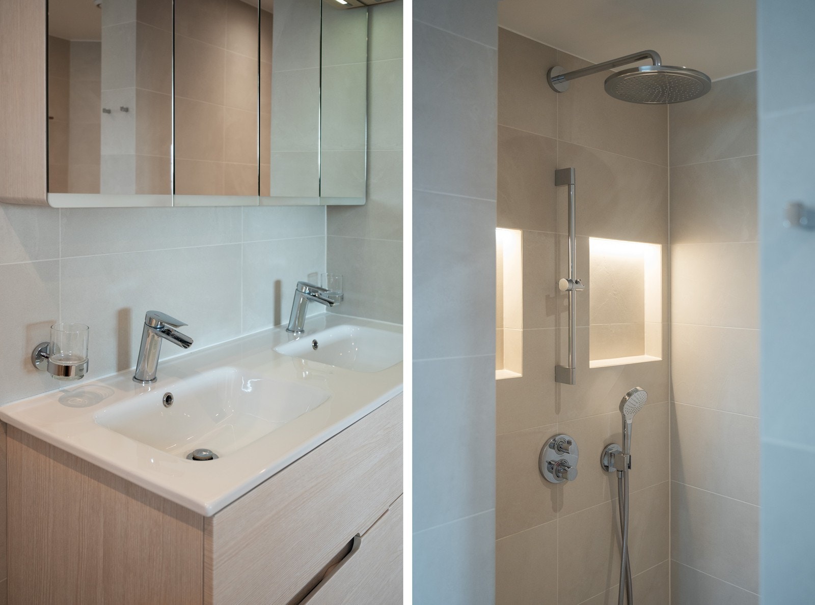 Nytt lekkert bad i meget god størrelse direkte tilknyttet hovedsoverommet Galleribilde