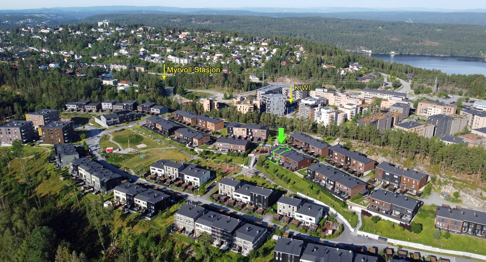 Skogsåsen - kanskje kommunens mest attraktive boliggrend Galleribilde