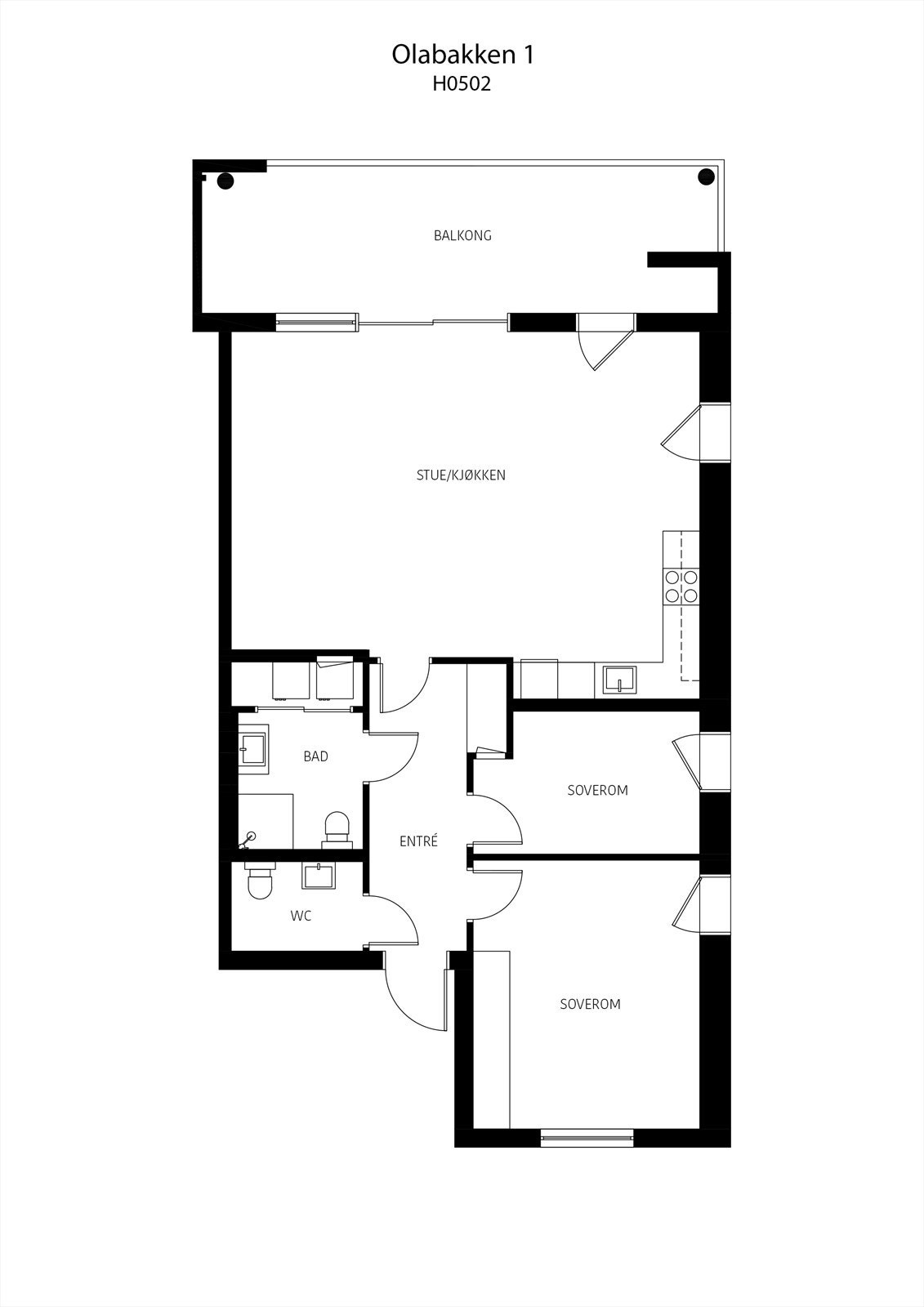 Plantegning. Galleribilde