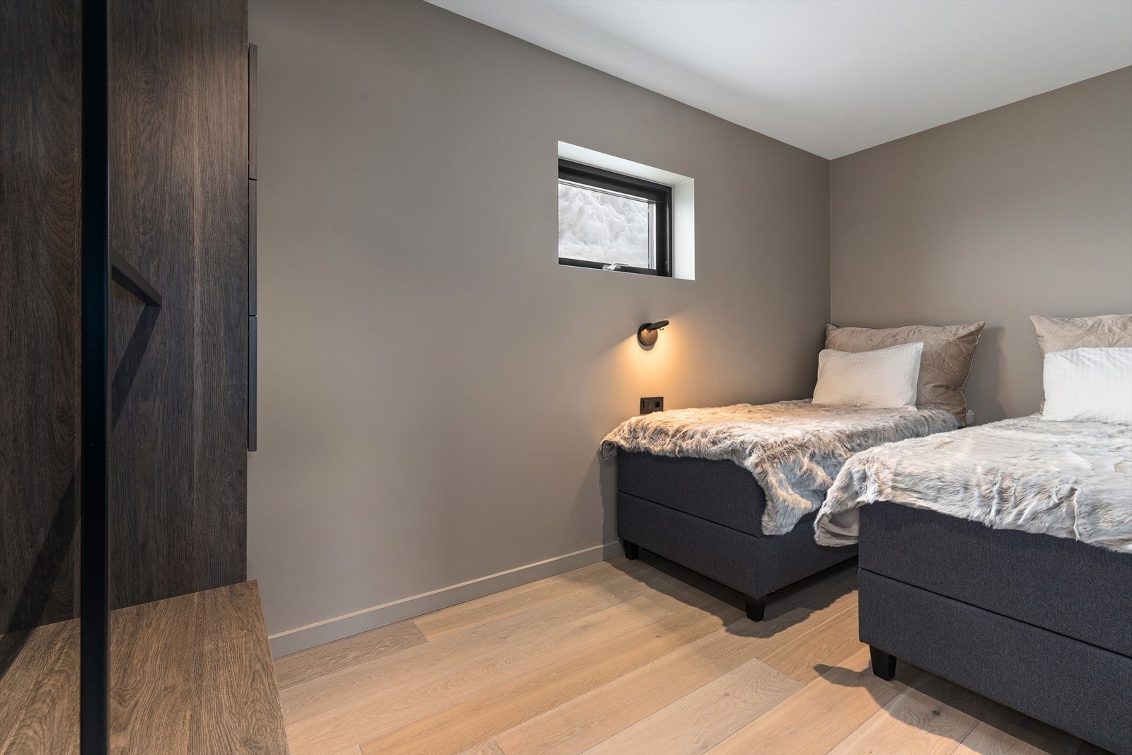 Dette er soverom 3 med god størrelse til 2 enkeltsenger. Galleribilde