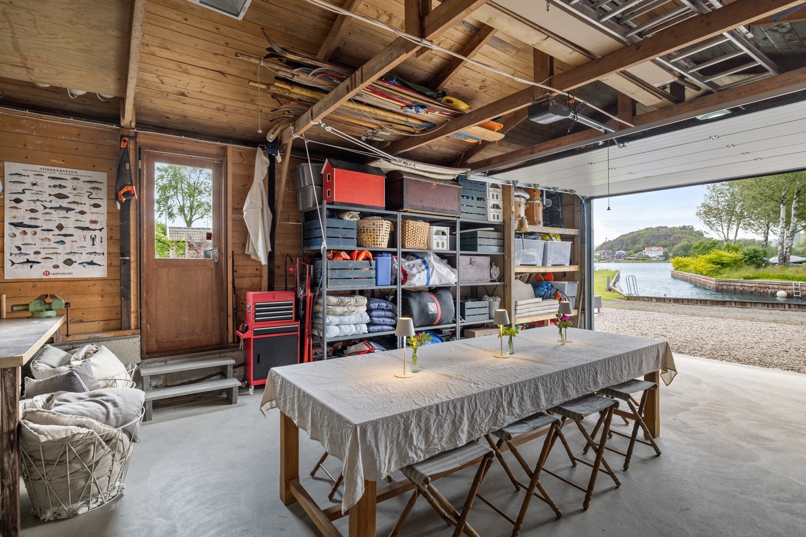 Båthuset er også perfekt for årets sommerfest Galleribilde