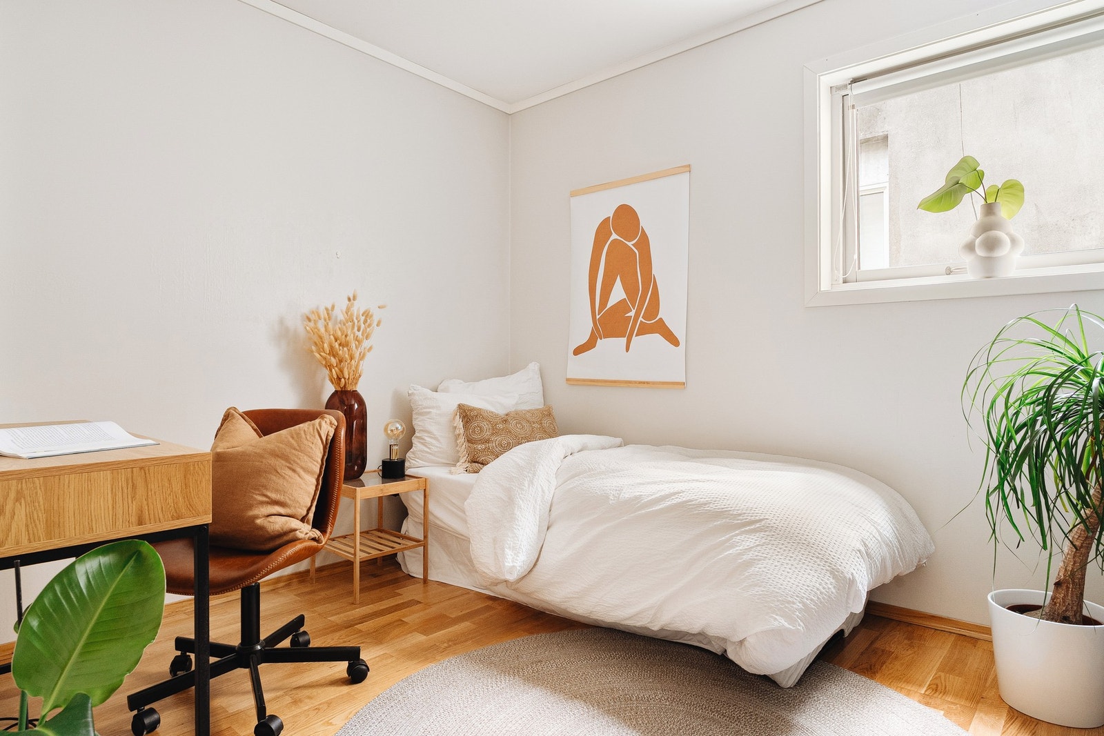 Soverommet måler 7,7 kvadratmeter Galleribilde