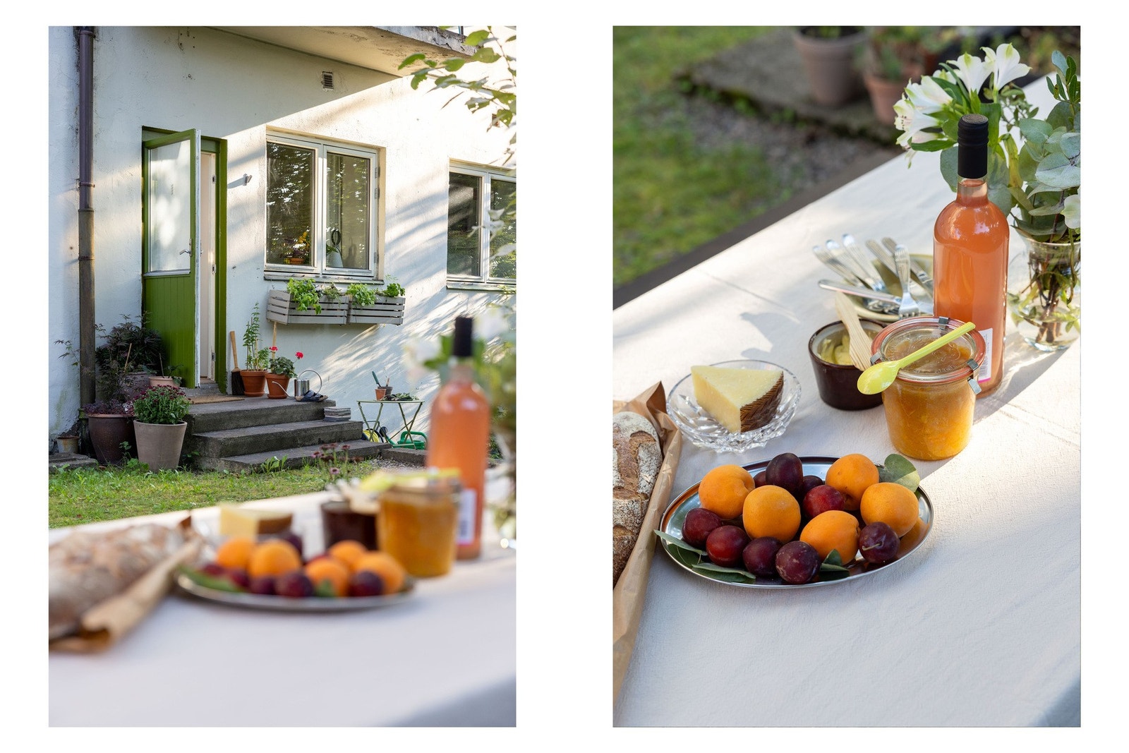 Adkomsten via bakgården, gir også enkel adkomst til borettslagets felles hageareal, som i praksis føles som en forlengelse av boligen. Galleribilde