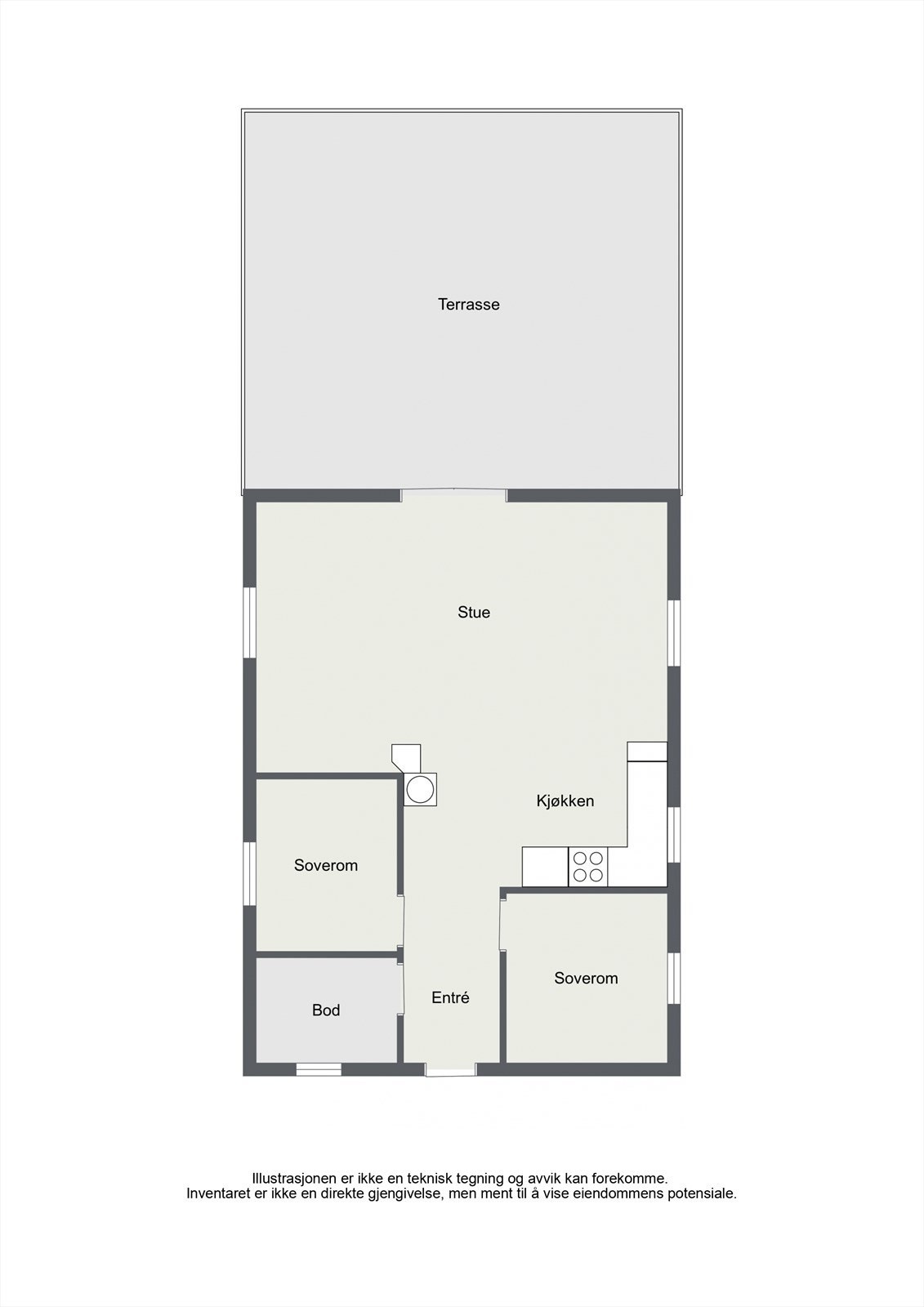 Plantegning. Galleribilde