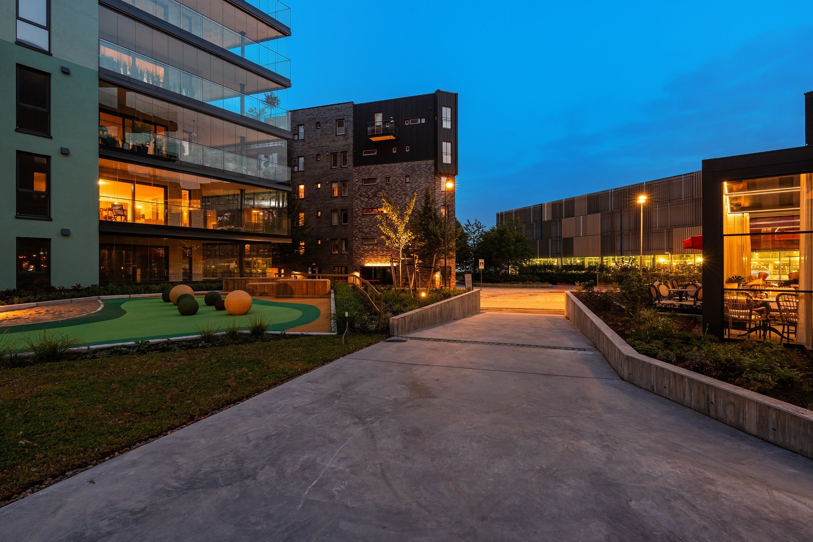 Velkommen til Tangen Torv - resortfølelse hele året Galleribilde