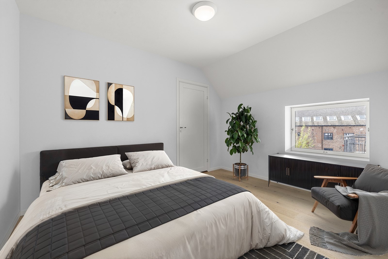 Soverom III - Leiligheten er digitalt stylet Galleribilde