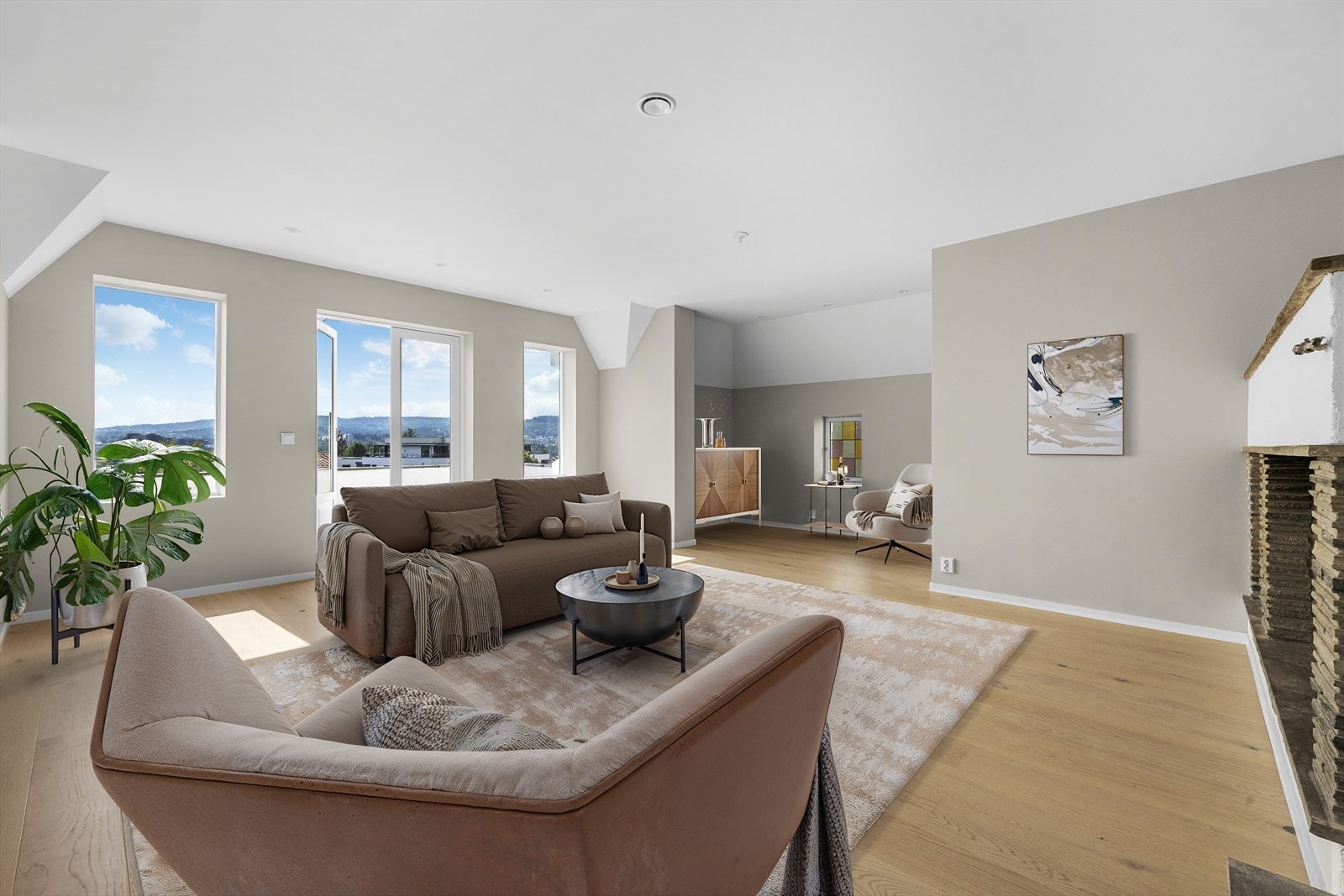 Boligen er digitalt stylet Galleribilde