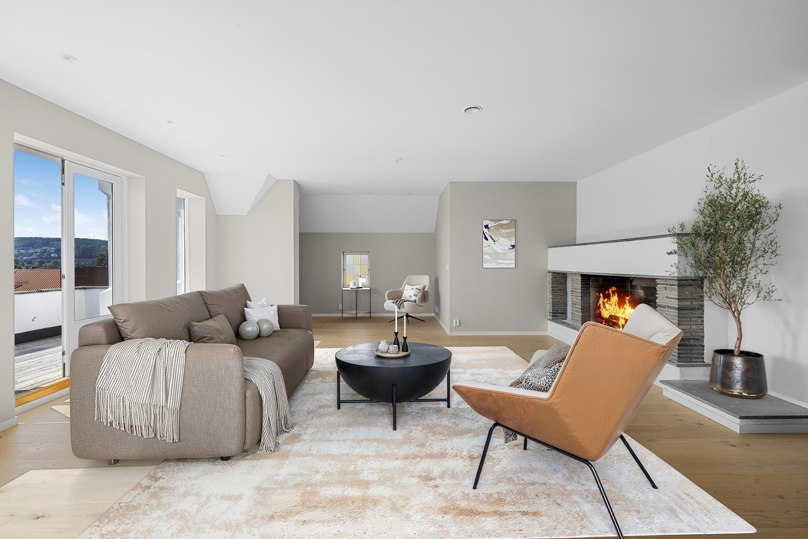 Boligen er digitalt stylet Galleribilde