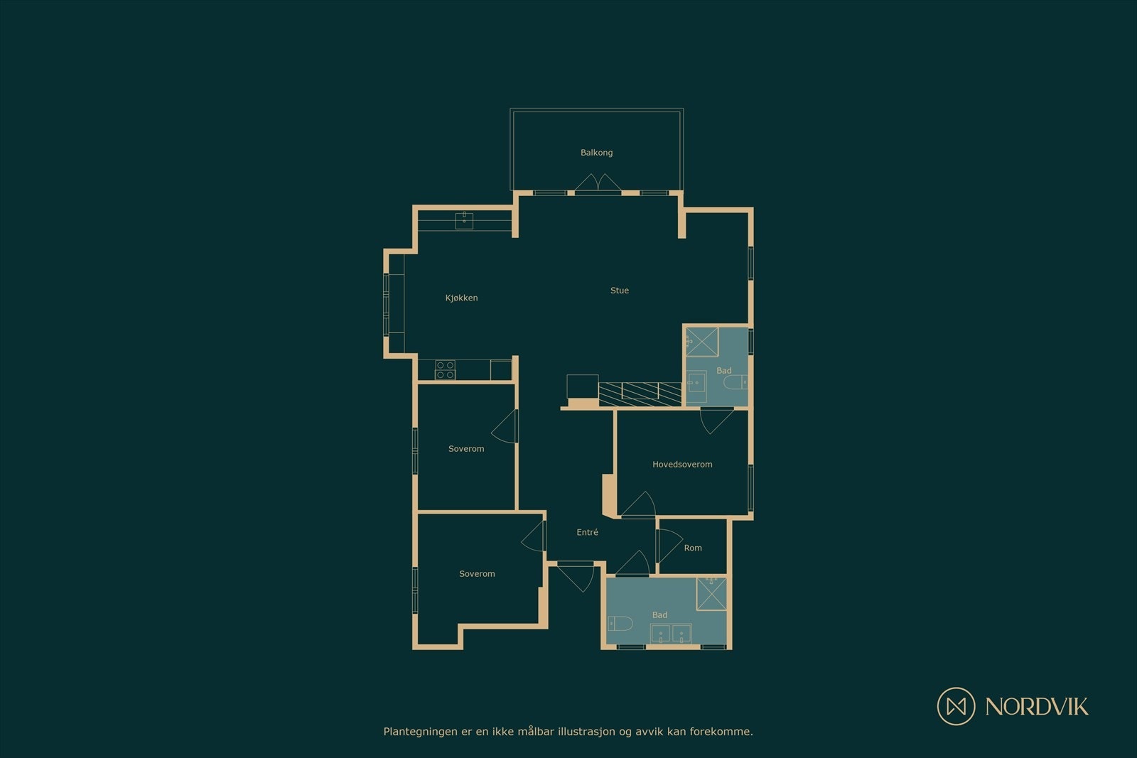 Plantegning Galleribilde