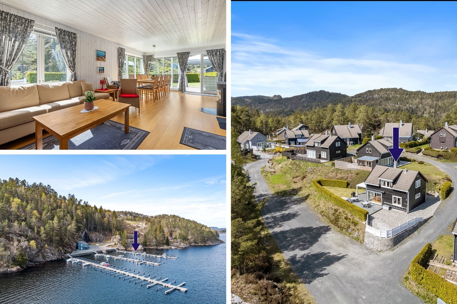 Velkommen til Solstadheia 2 - flott hyttefelt like utenfor Risør sentrum Galleribilde