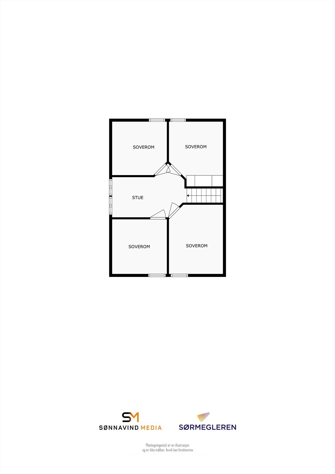 Plantegning 2. etasje Galleribilde