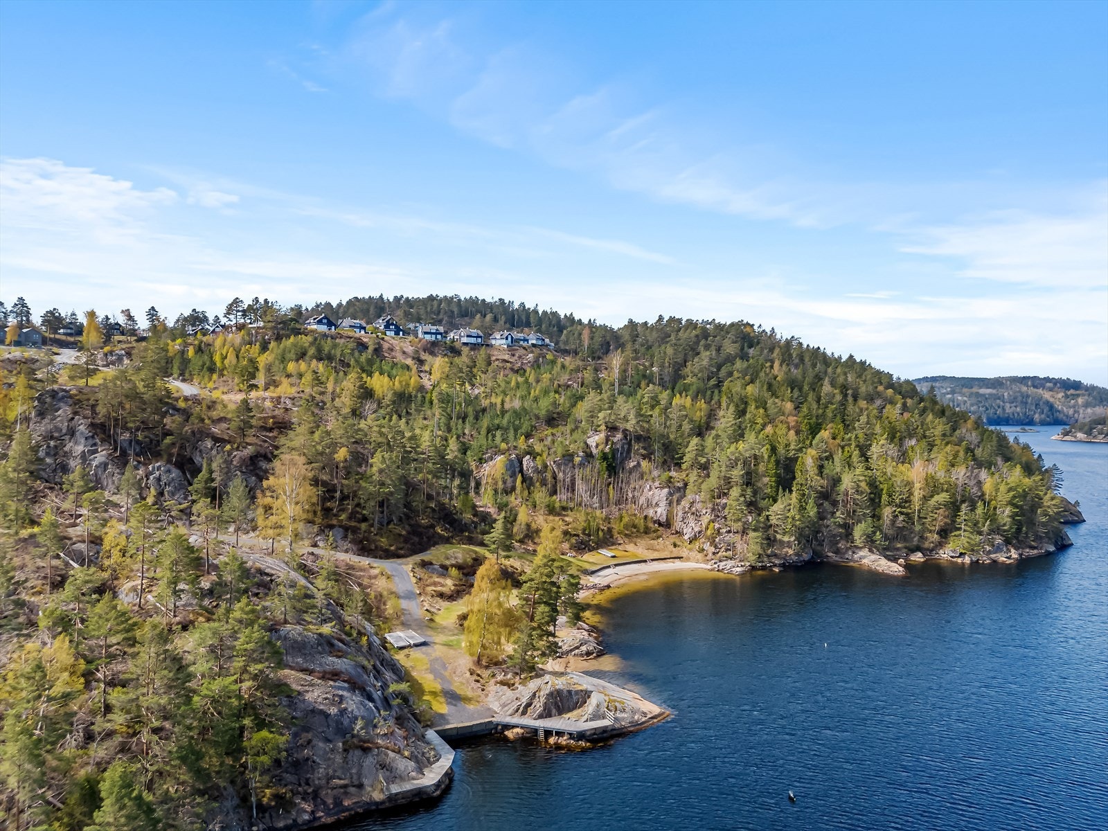 Felles badestrand på feltet Galleribilde