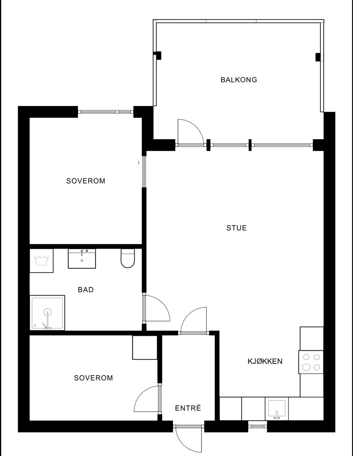 Plantegning Galleribilde