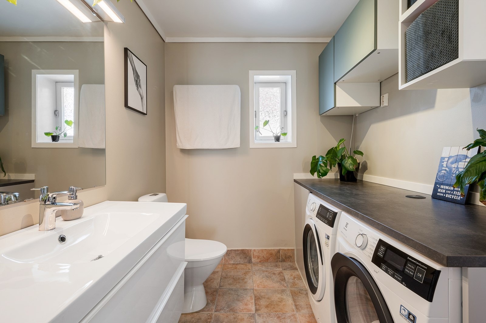 Det er varmekabler i gulvet. Galleribilde