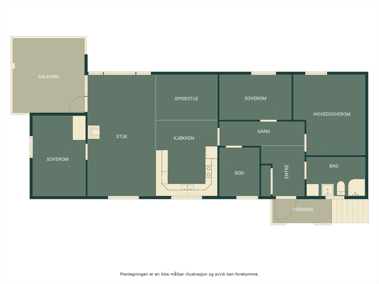 Plantegning Bondelisvingen 26B. Galleribilde