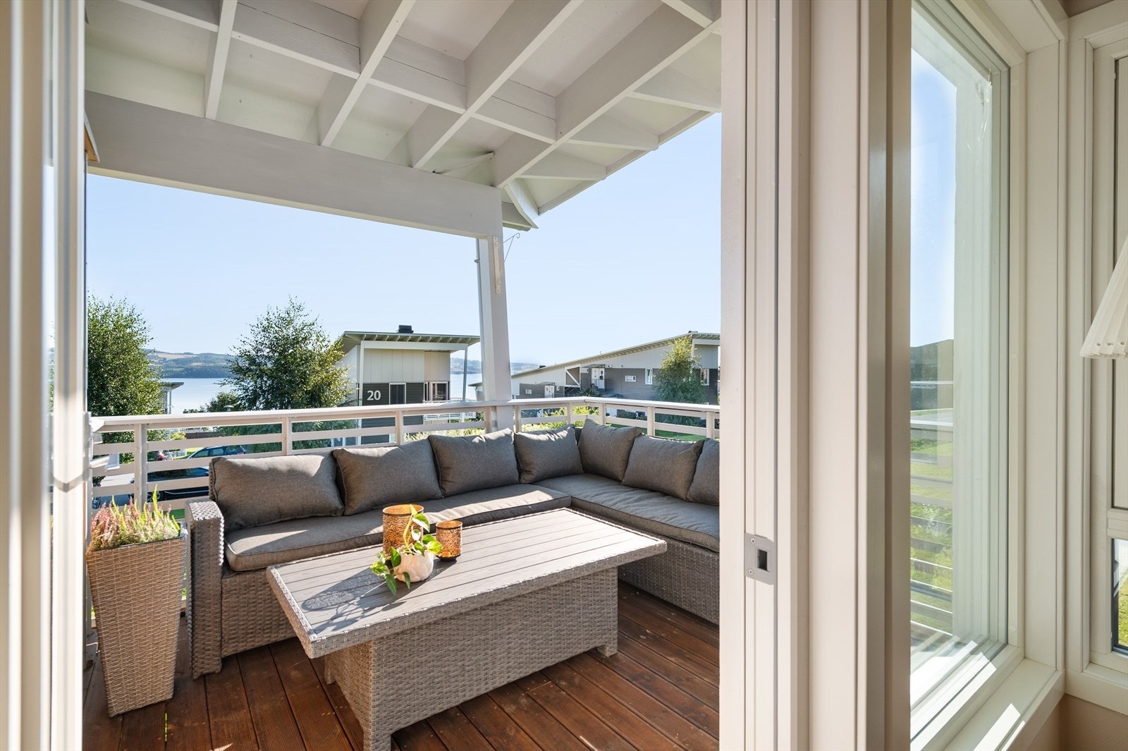 Her kan mange sene sommerkvelder nytes. Galleribilde