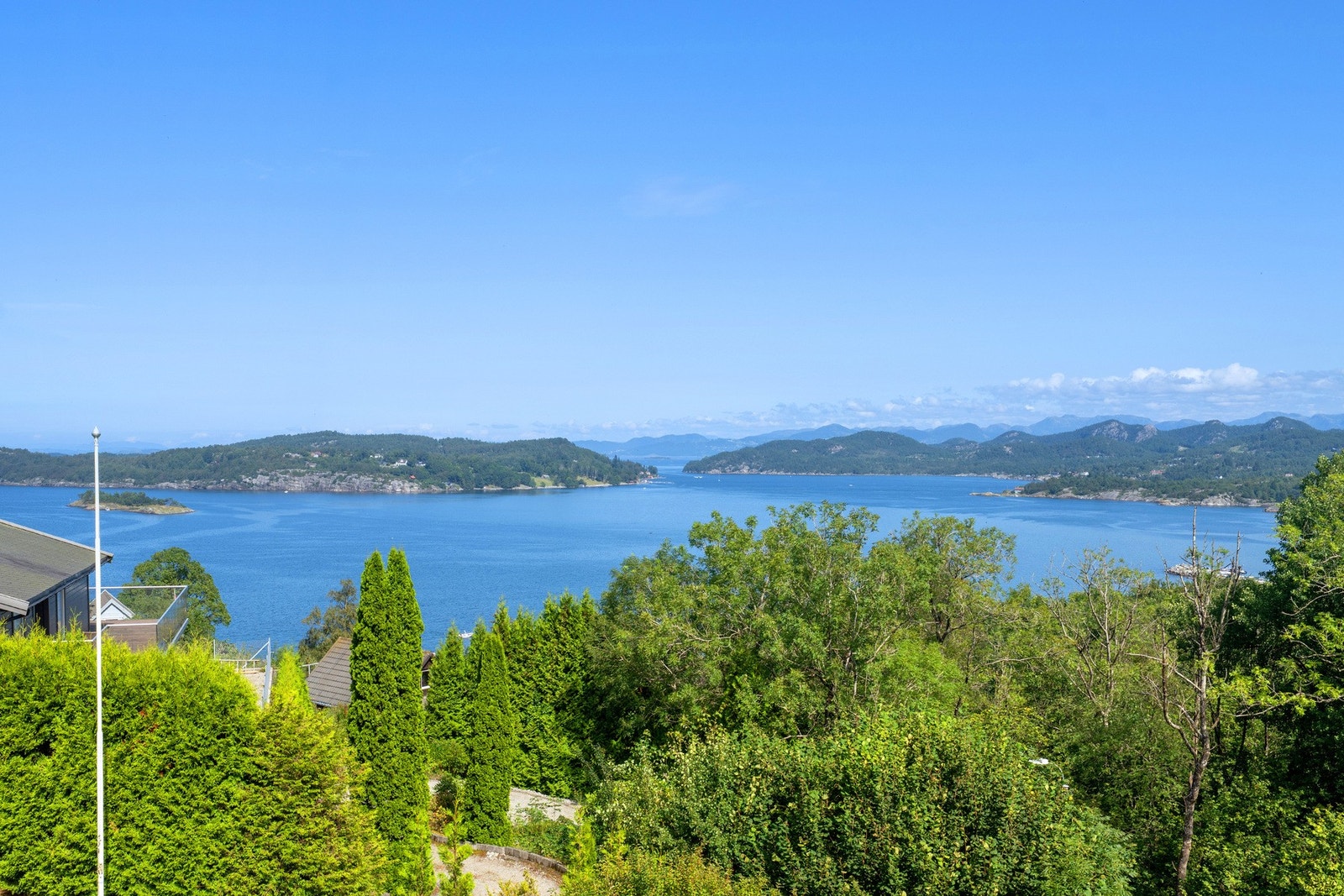 Herlig luftig utsikt Galleribilde