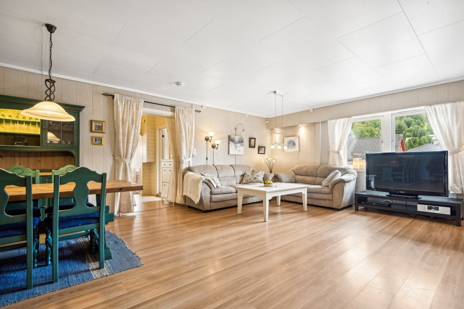 Leiligheten mot nord er på 119 kvm BRA-I. Galleribilde