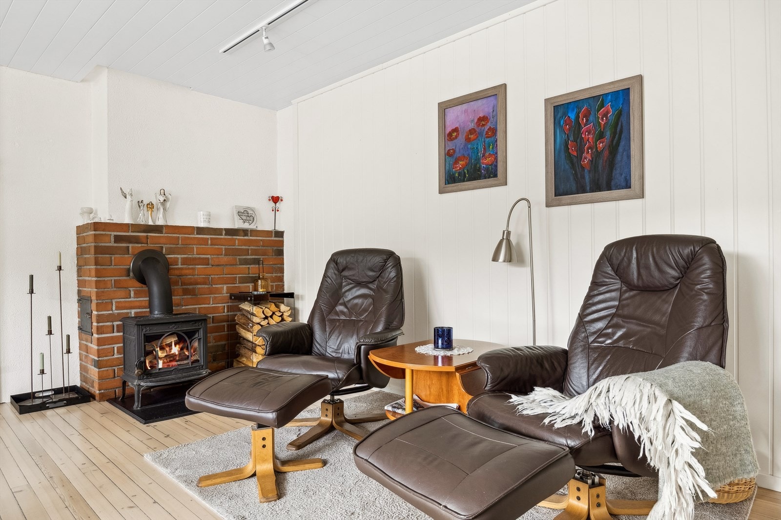 Peisovn som gir både ekstra varme og hygge. Galleribilde